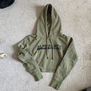 Cropped Alphalete Hoodie